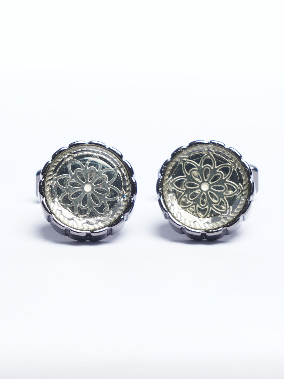 Black Contrast Designer Cufflink (CUFFLINK-795)