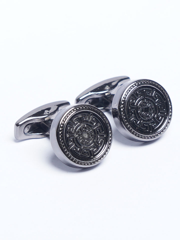 Black Designer Cufflink (CUFFLINK-799)