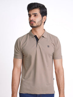 Stone Half Sleeves Designer Polo T-Shirt (POLO-616)