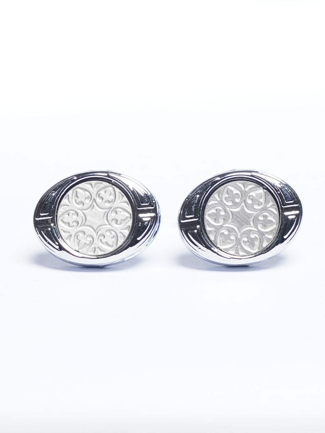 Silver Designer Cufflink (CUFFLINK-800)