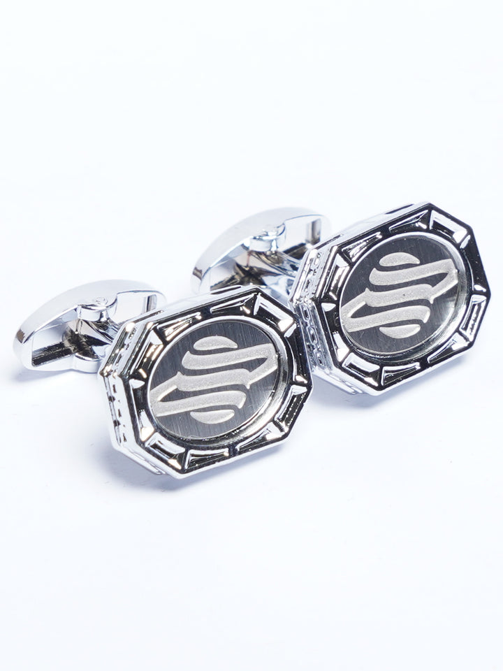 Silver Designer Cufflink (CUFFLINK-803)