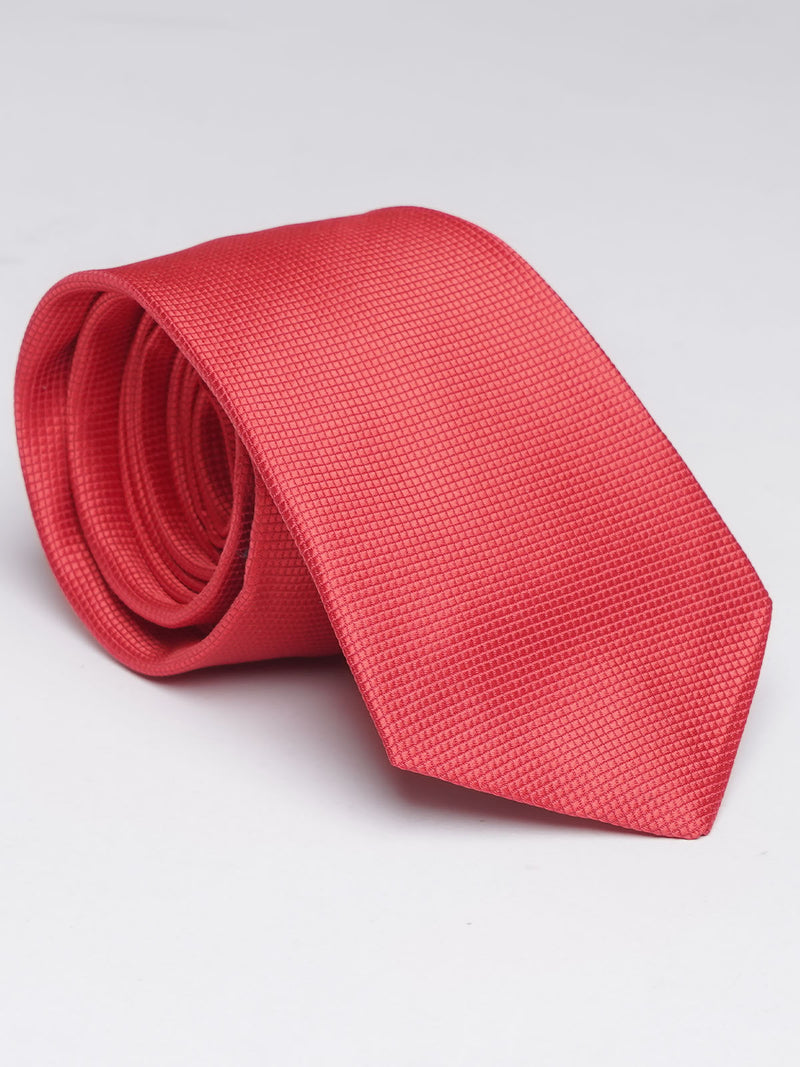 Red Self Tie (TIE-893)