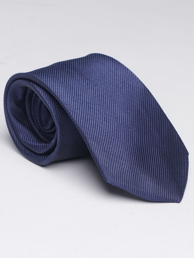 Navy Blue Self Tie (TIE-901)