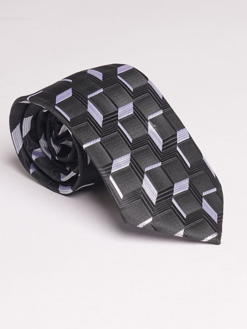 Black Designer Self Tie (TIE-930)