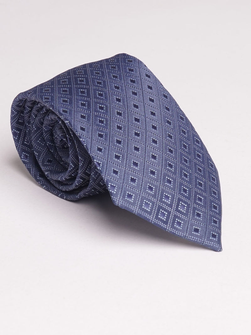 Navy Blue Designer Self Tie (TIE-935)