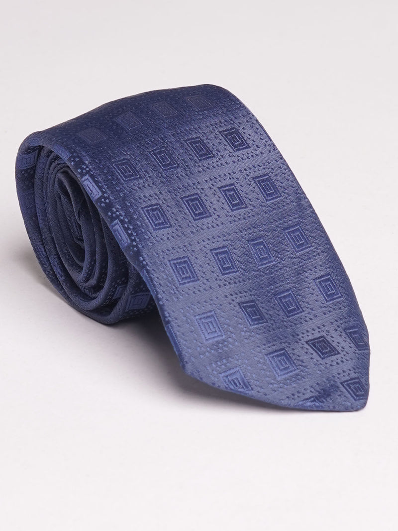 Navy Blue Designer Self Tie (TIE-937)