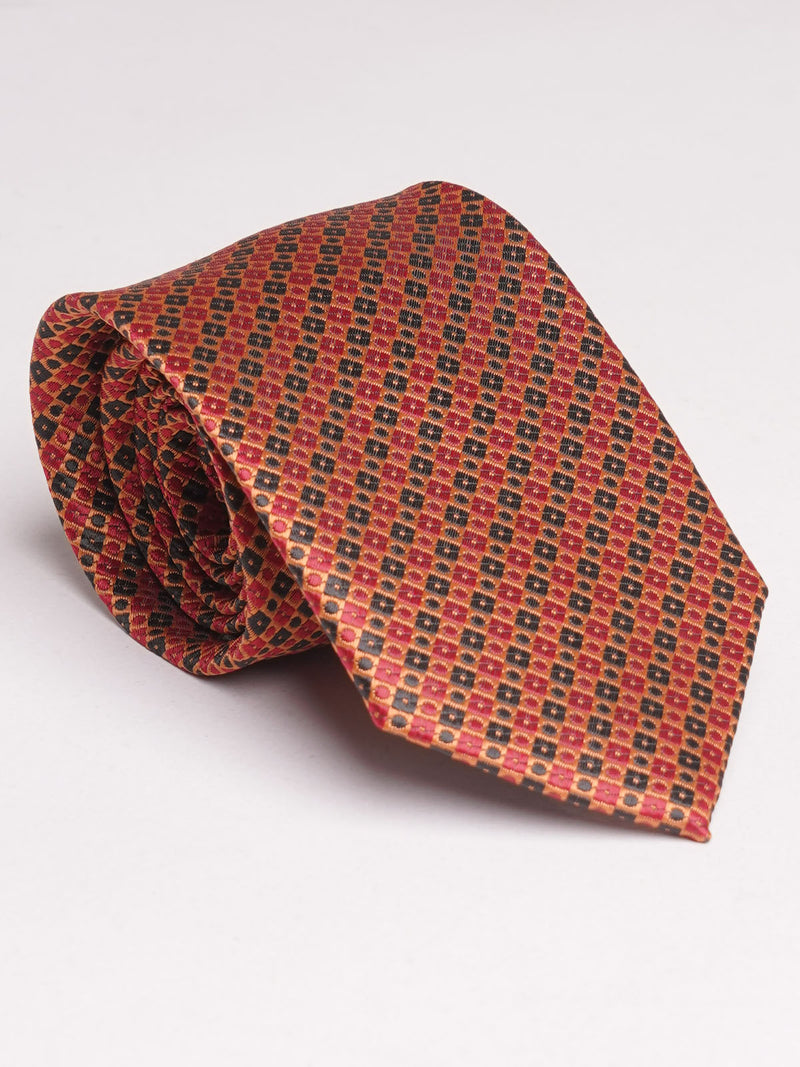 Red Designer Self Tie (TIE-955)