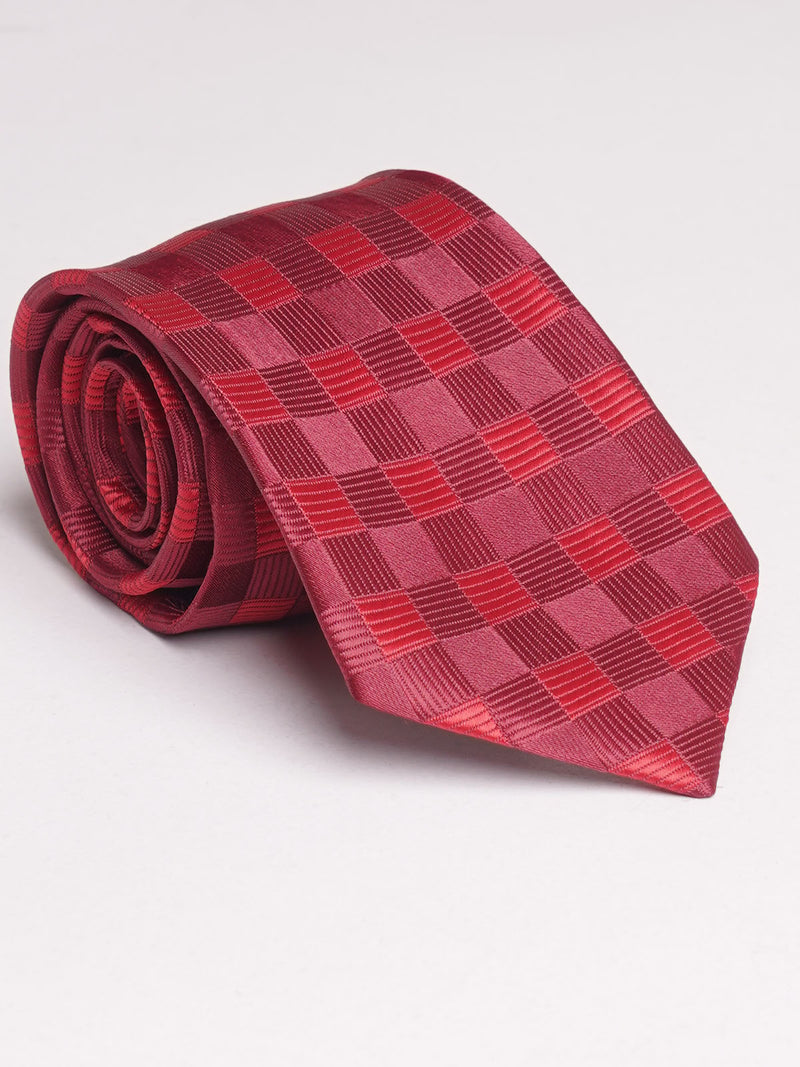 Red Designer Self Tie (TIE-963)