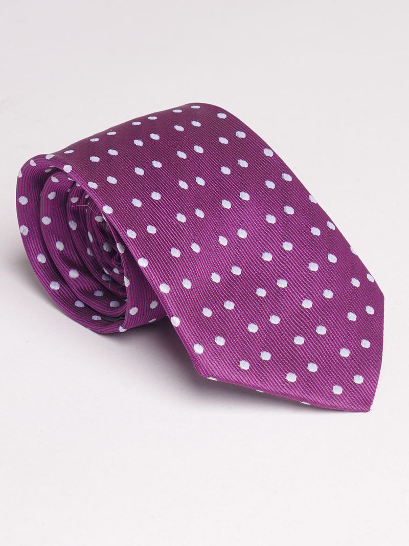 Purple Dotted Tie (TIE-965)