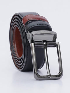 Light Brown & Black Reversible Leather Belt (BELT-600)