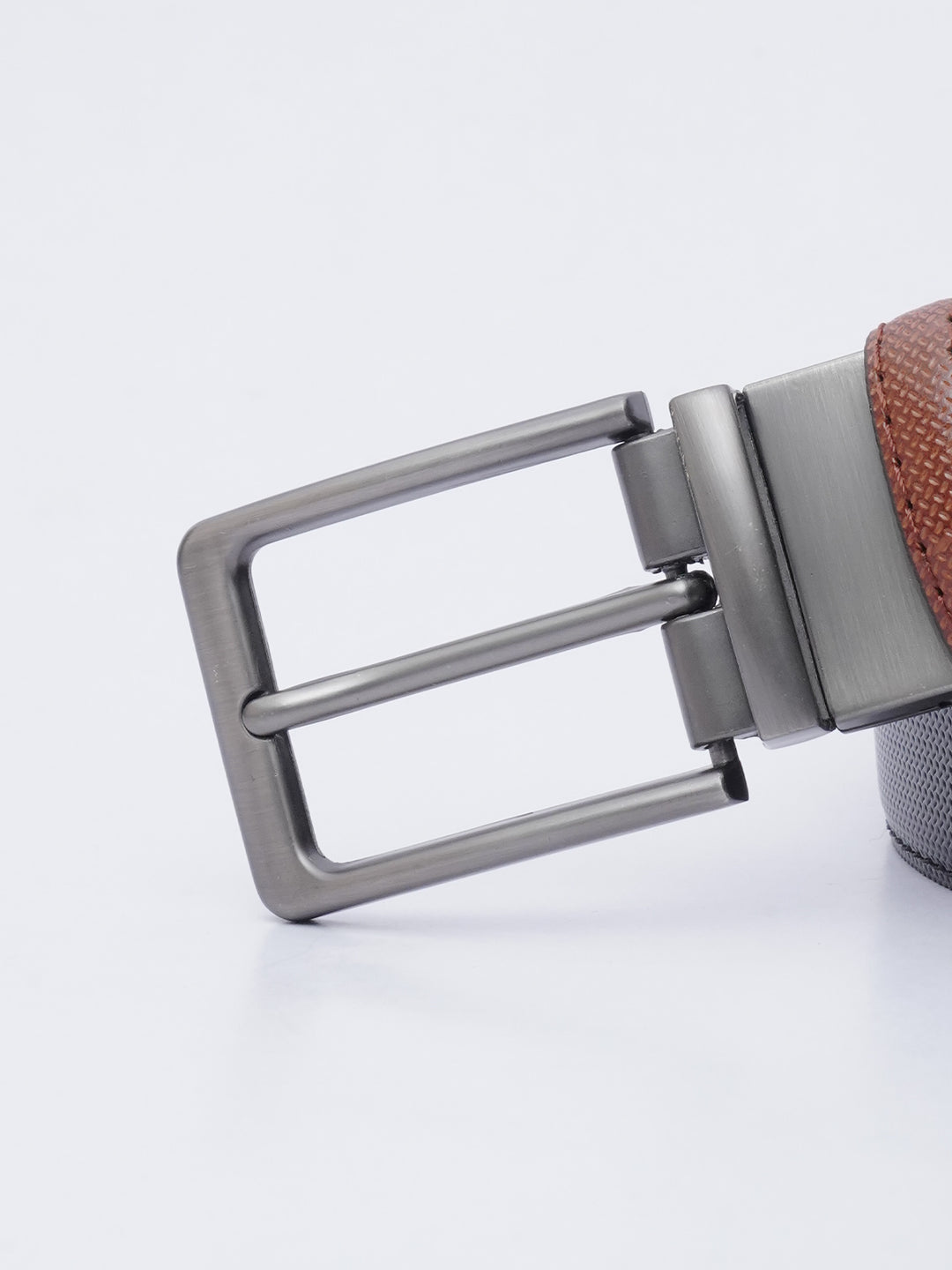 Light Brown & Black Reversible Leather Belt (BELT-621)