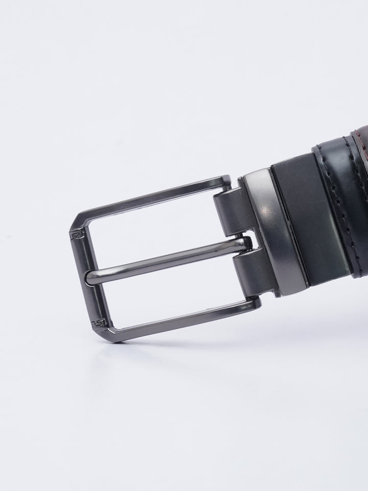 Dark Brown & Black Reversible Leather Belt (BELT-630)