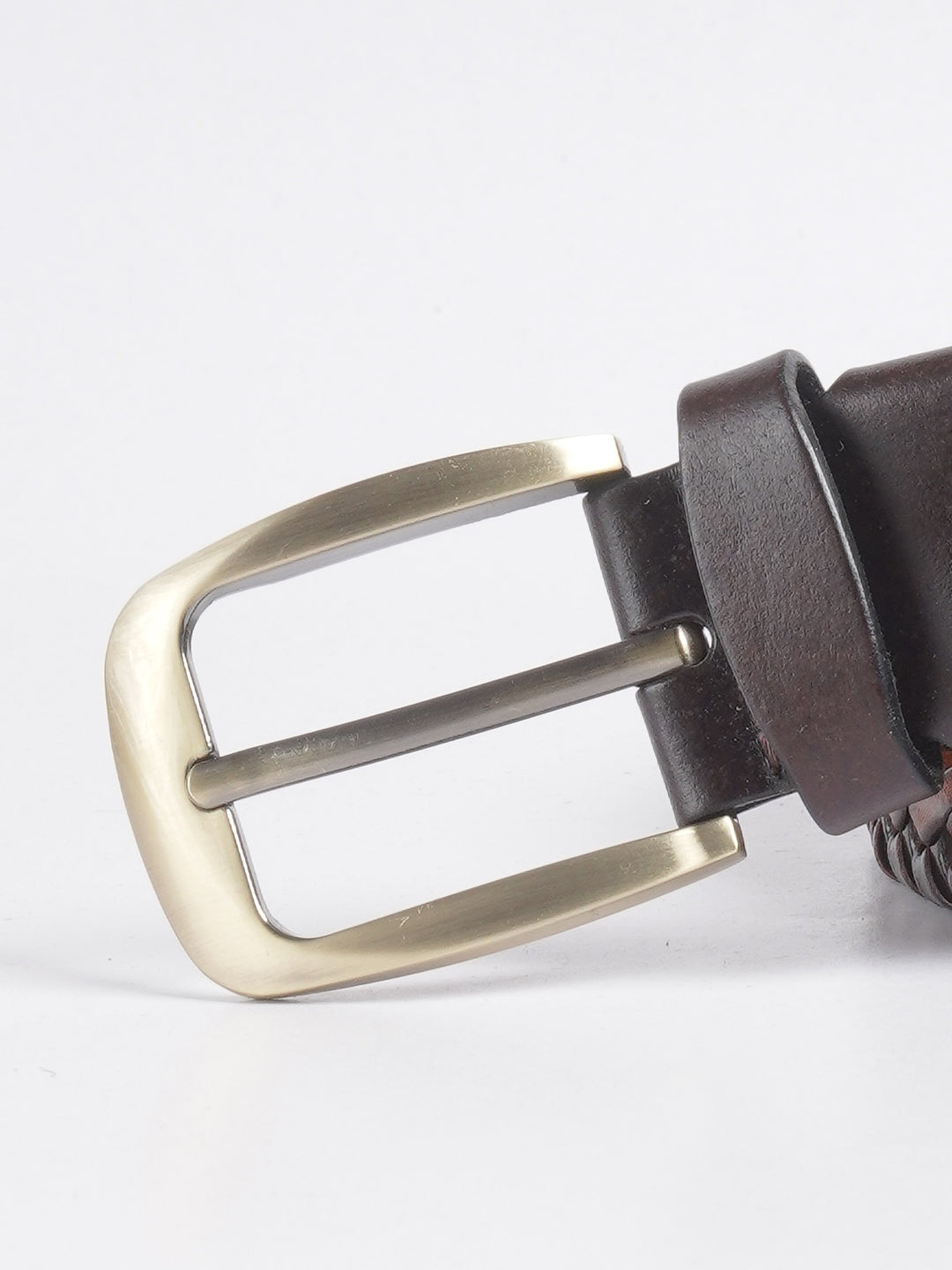 Brown Weaving Design Leather Belt  (BELT-683)