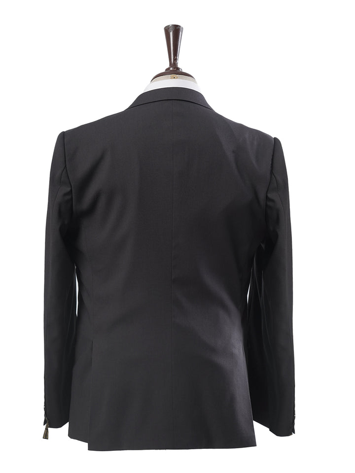 Black Single-Breasted Tailored Men’s Blazer (BMF-026)