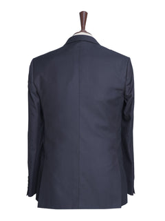 Navy Blue Self Single-Breasted Tailored Men’s Blazer (BMF-046)