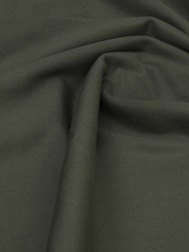 Olive Green Plain Bespoke Shirt (BSPL-015)