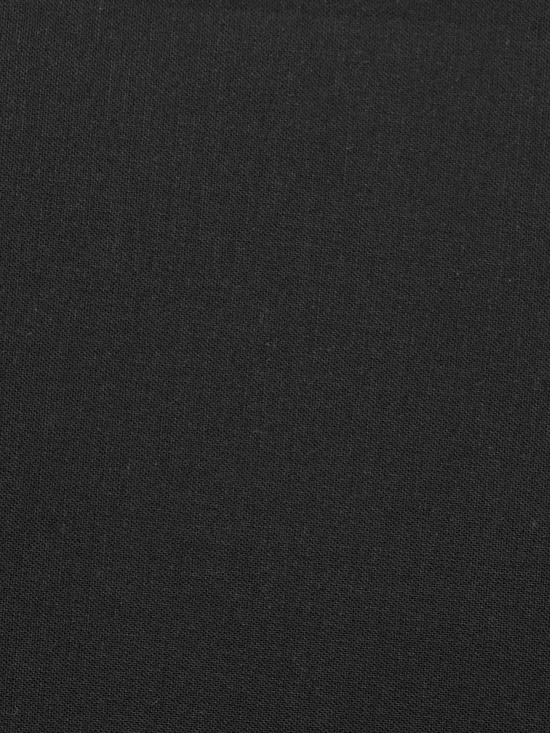 Black Plain Bespoke Shirt (BSPL-028)