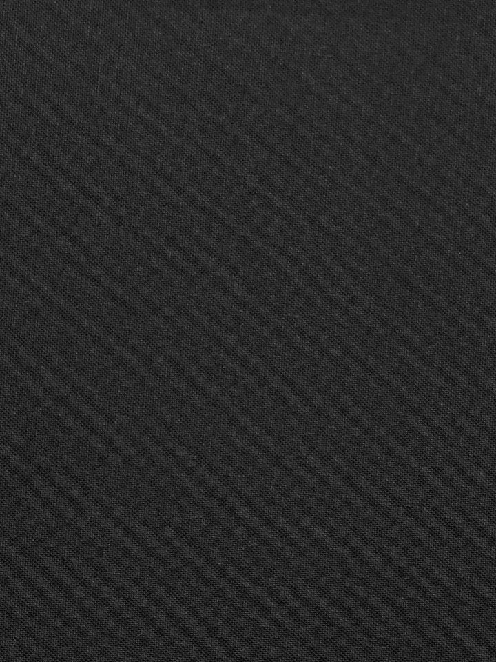 Black Plain Bespoke Shirt (BSPL-028)