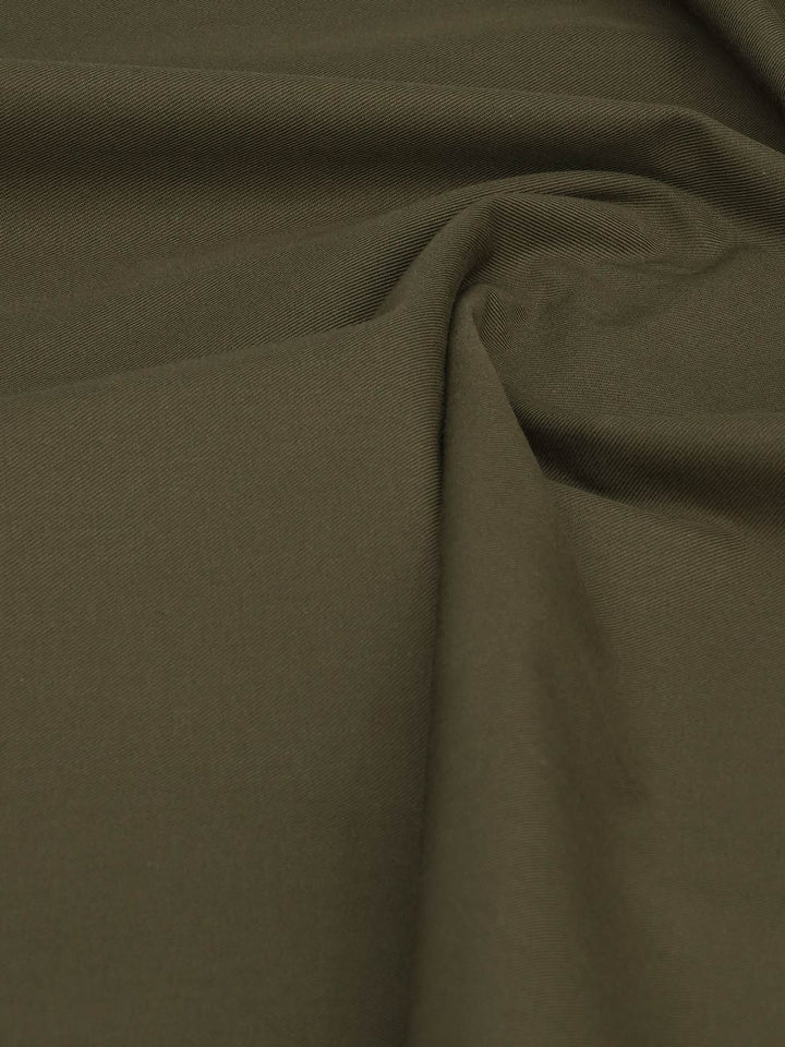 Olive Plain Bespoke Shirt (BSPL-036)