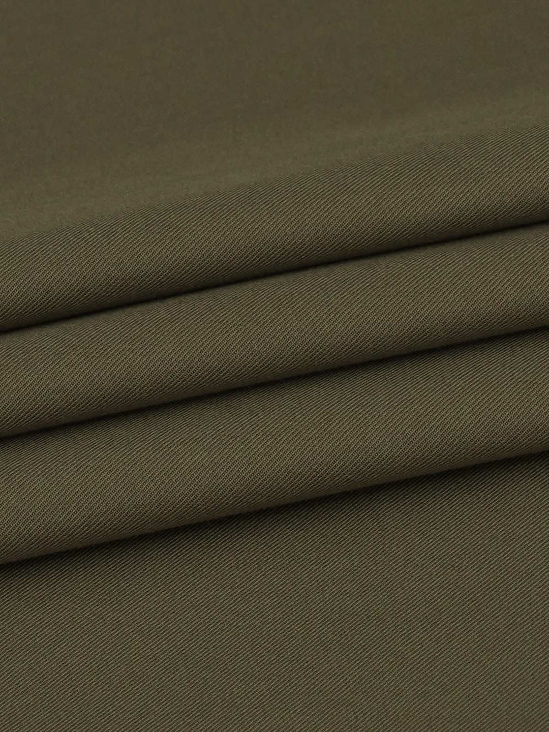 Olive Plain Bespoke Shirt (BSPL-036)