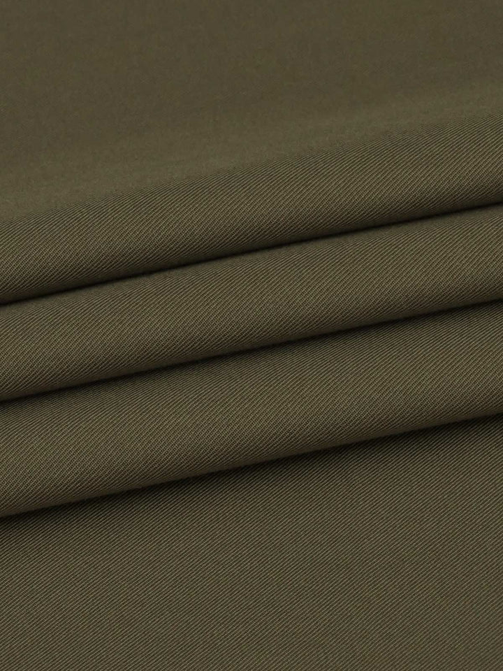 Olive Plain Bespoke Shirt (BSPL-036)