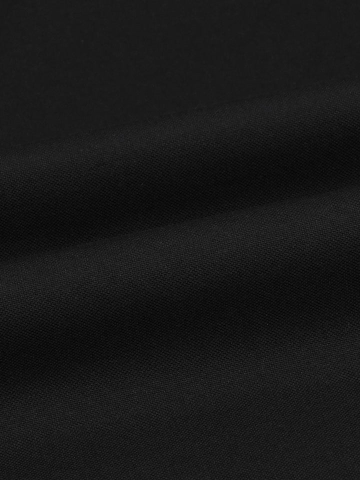 Black Plain Bespoke Shirt (BSPL-063)