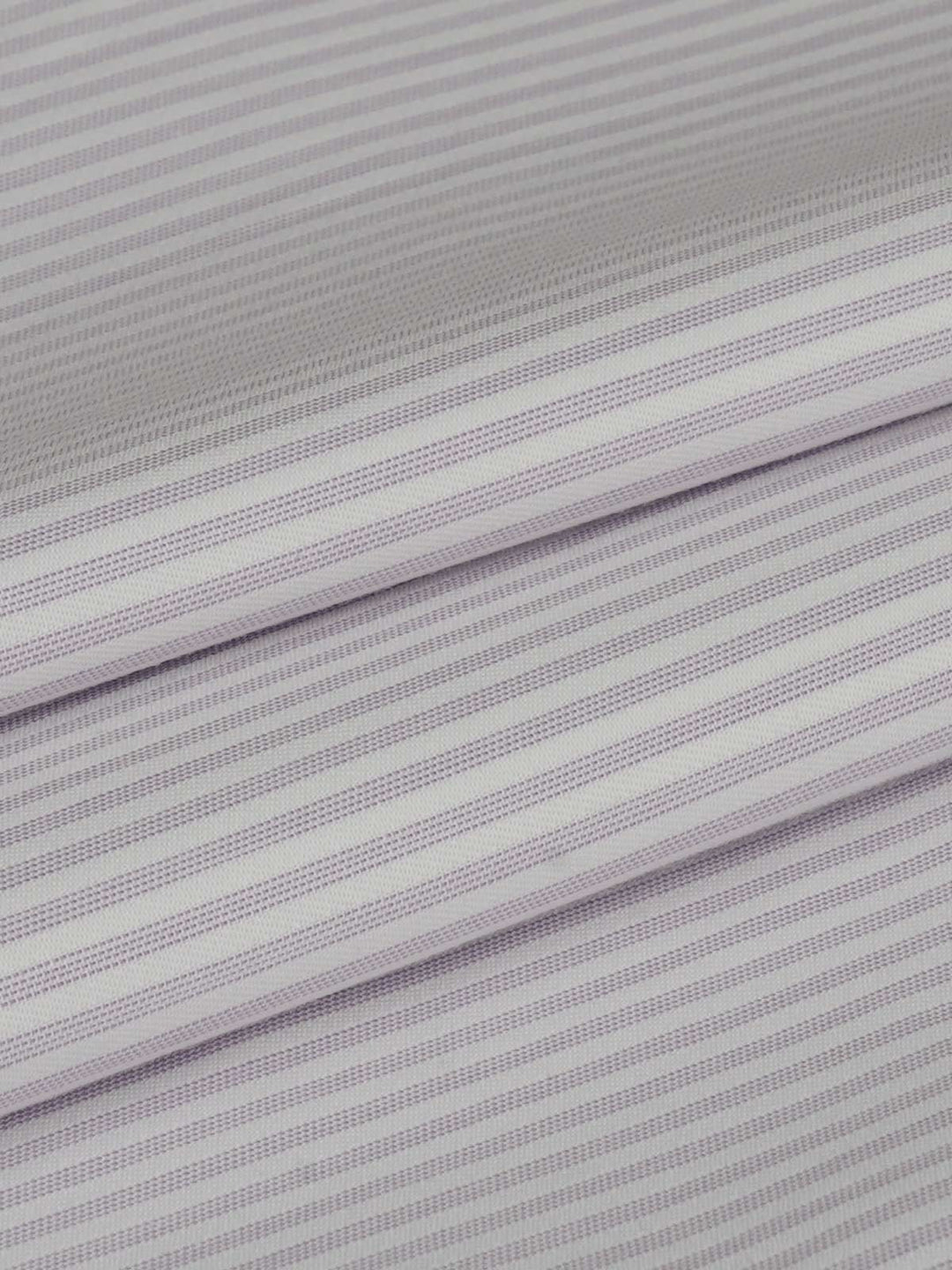 Purple & White Self Striped Bespoke Shirt (BSST-034)