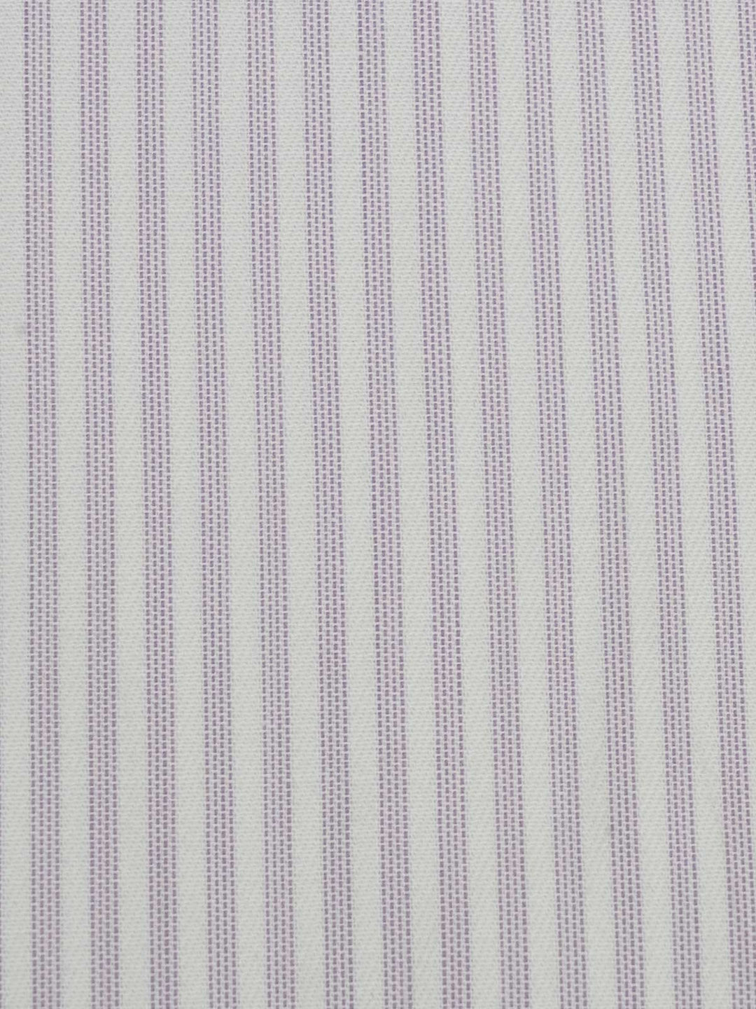 Purple & White Self Striped Bespoke Shirt (BSST-034)