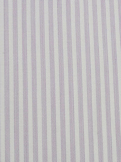 Purple & White Self Striped Bespoke Shirt (BSST-034)