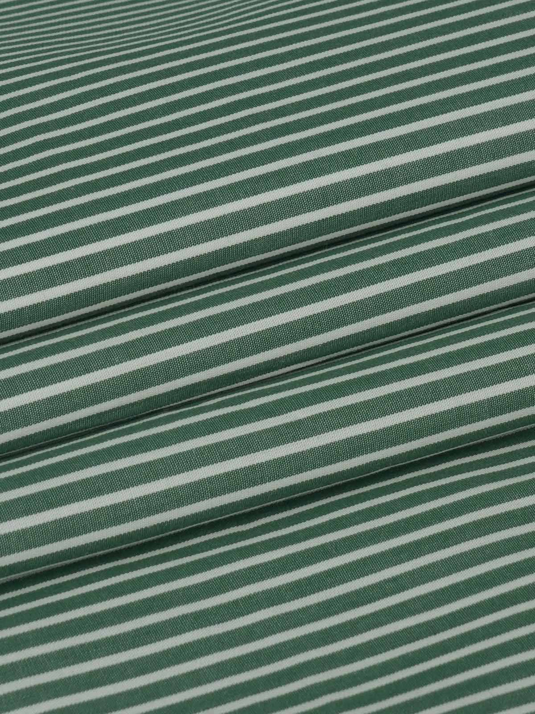 Green & White Striped Bespoke Shirt (BSST-050)