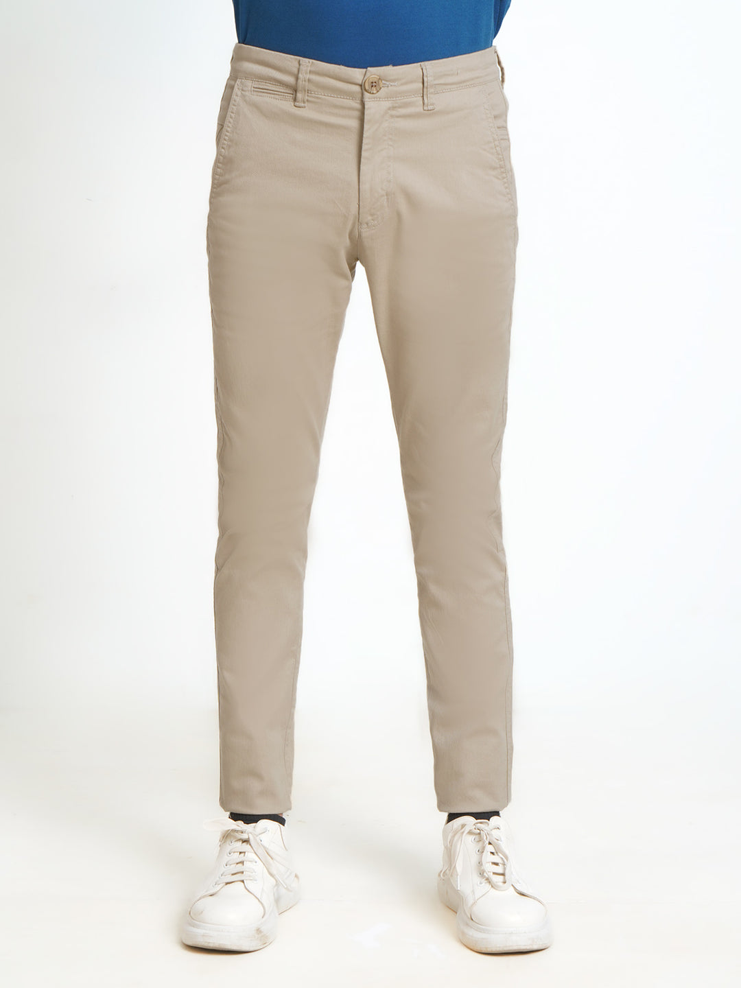 Wheat Plain Cotton Chino Pant-31