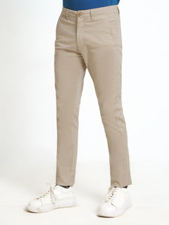 Wheat Plain Cotton Chino Pant-31