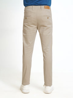 Wheat Plain Cotton Chino Pant-31