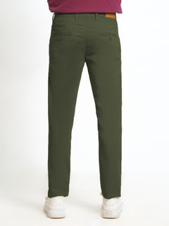 Army Green Cotton Chino Pant-31