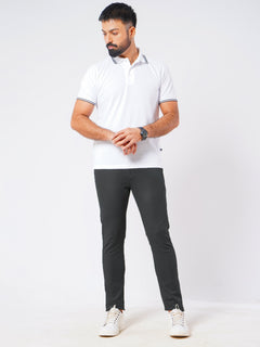 Black(2) Plain Cotton Chino Pant-46