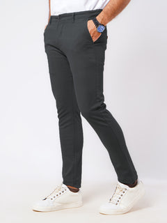 Black(2) Plain Cotton Chino Pant-46