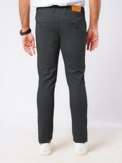 Black(2) Plain Cotton Chino Pant-46