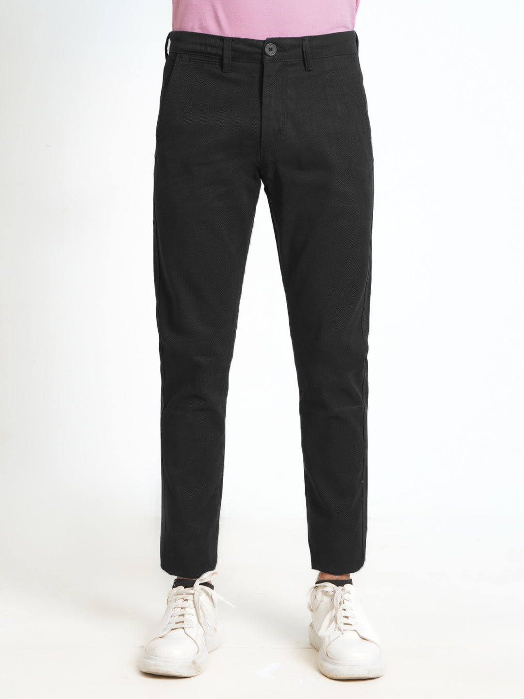 Black Cotton Chino Pant-31