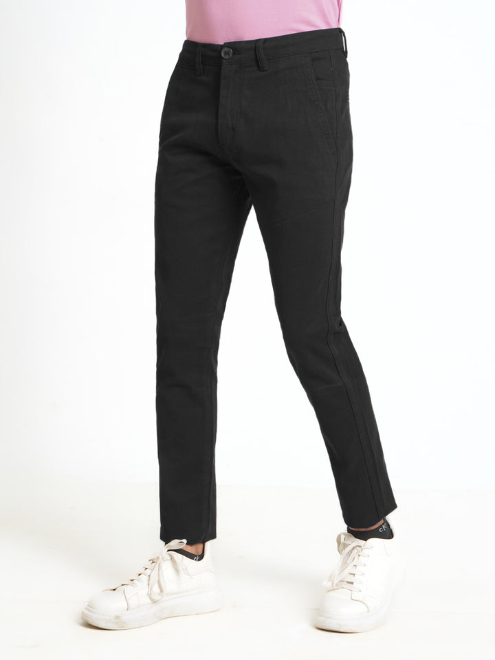 Black Cotton Chino Pant-31