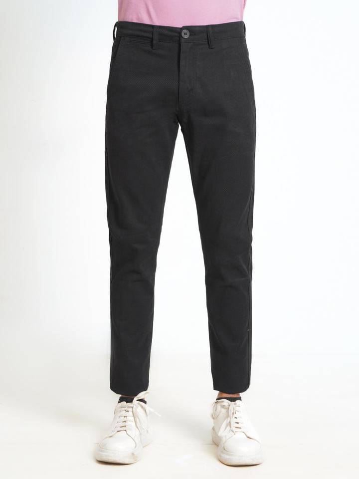 Black Cotton Chino Pant-31