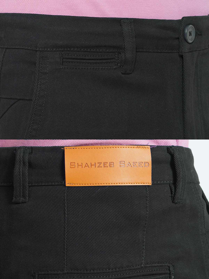 Black Cotton Chino Pant-31