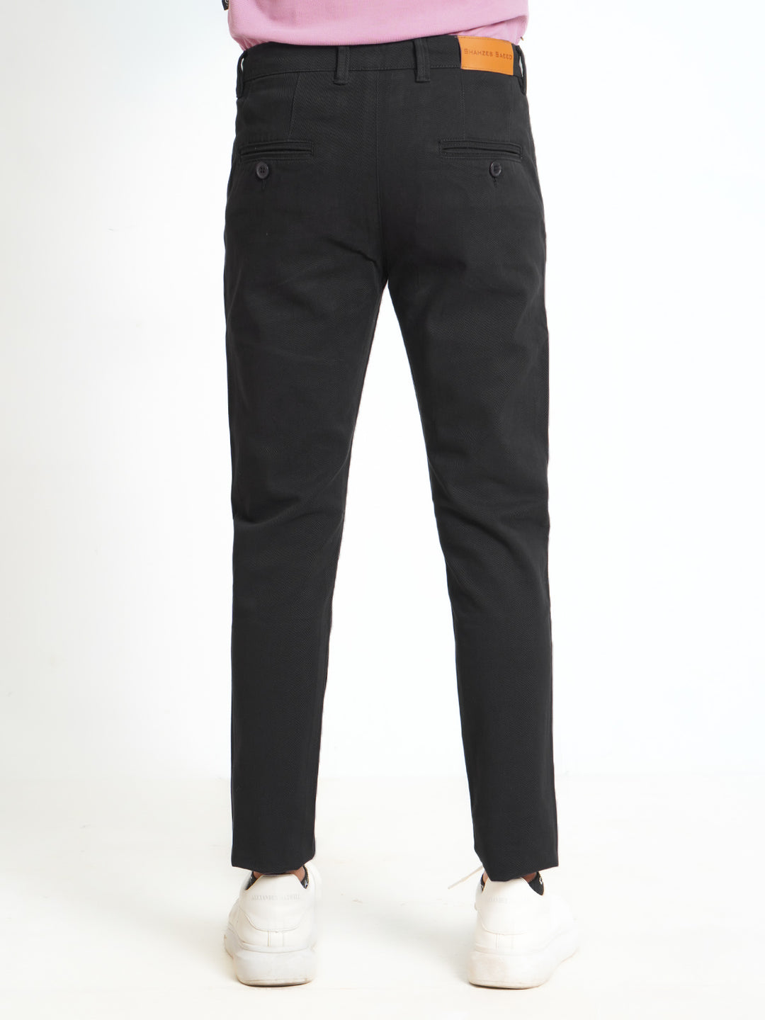 Black Cotton Chino Pant-31