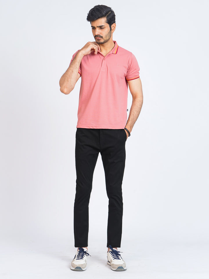 Black Plain Cotton Chino Pant-39