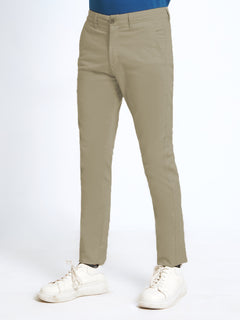 Light Brown Plain Cotton Chino Pant-38