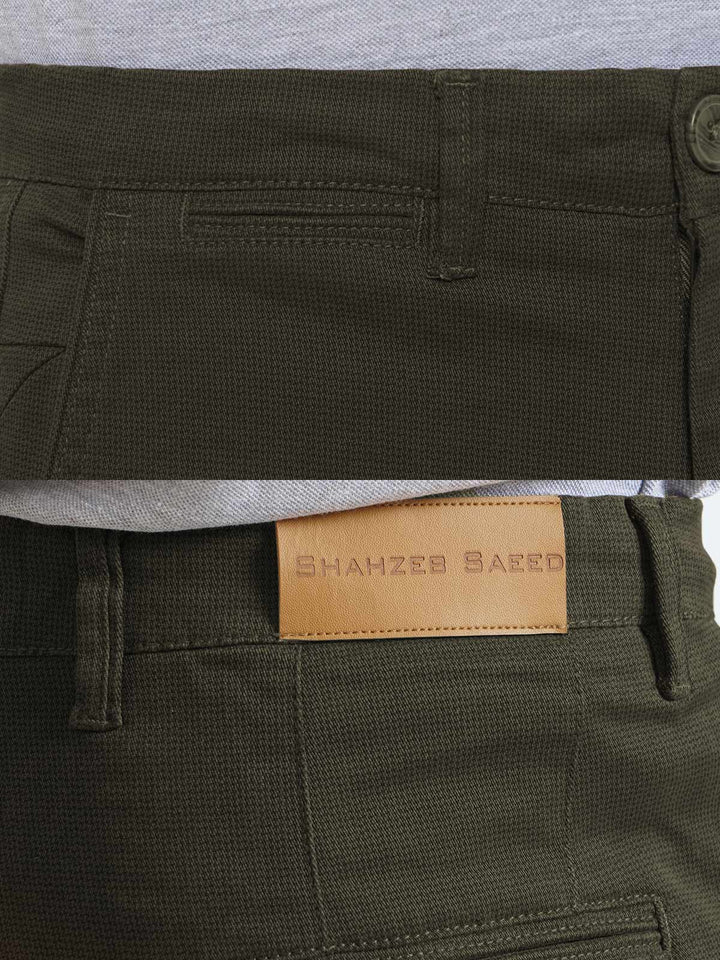 Cedar Green Self Cotton Chino Pant-31