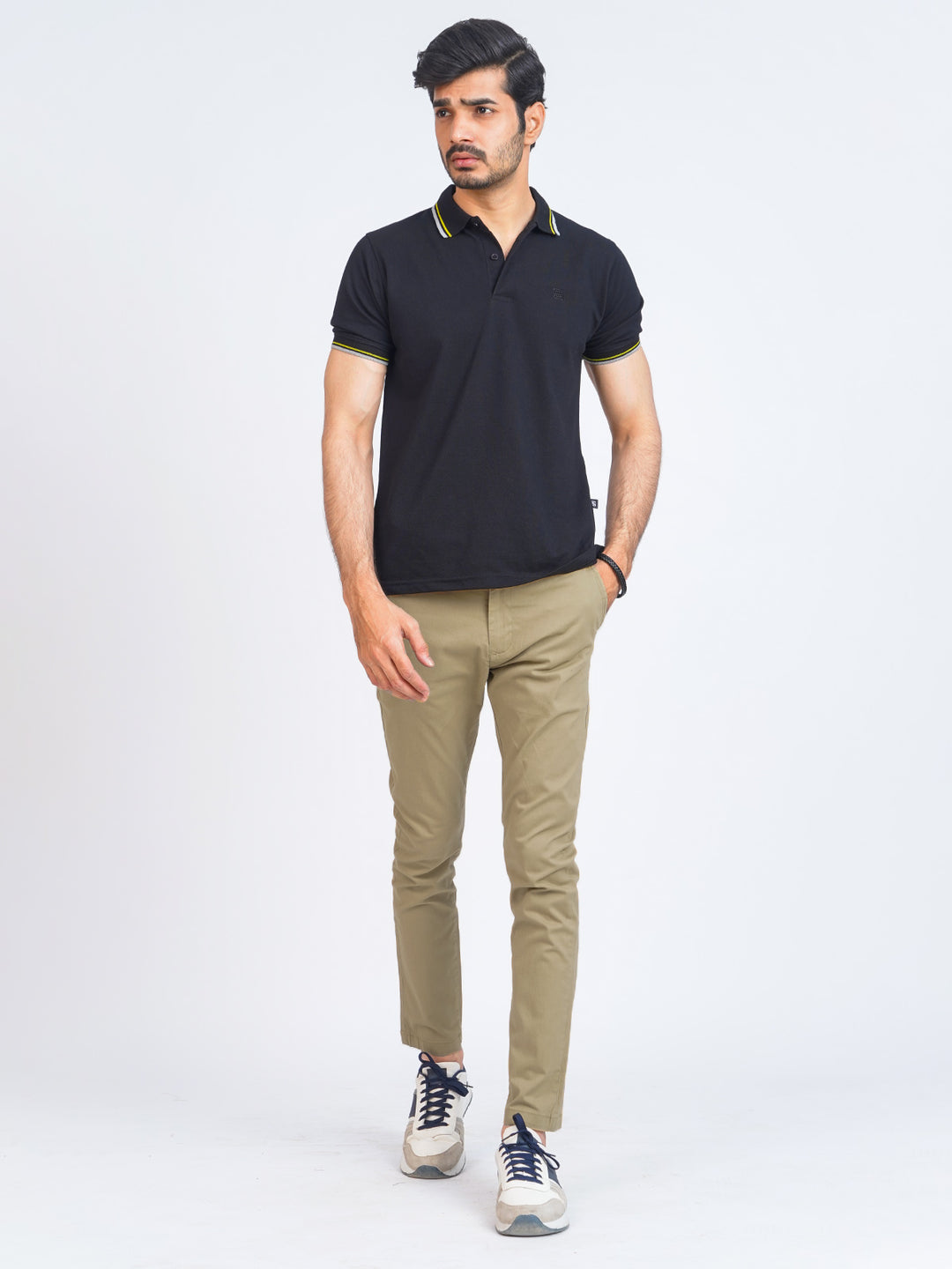 Khaki Plain Cotton Chino Pant-39