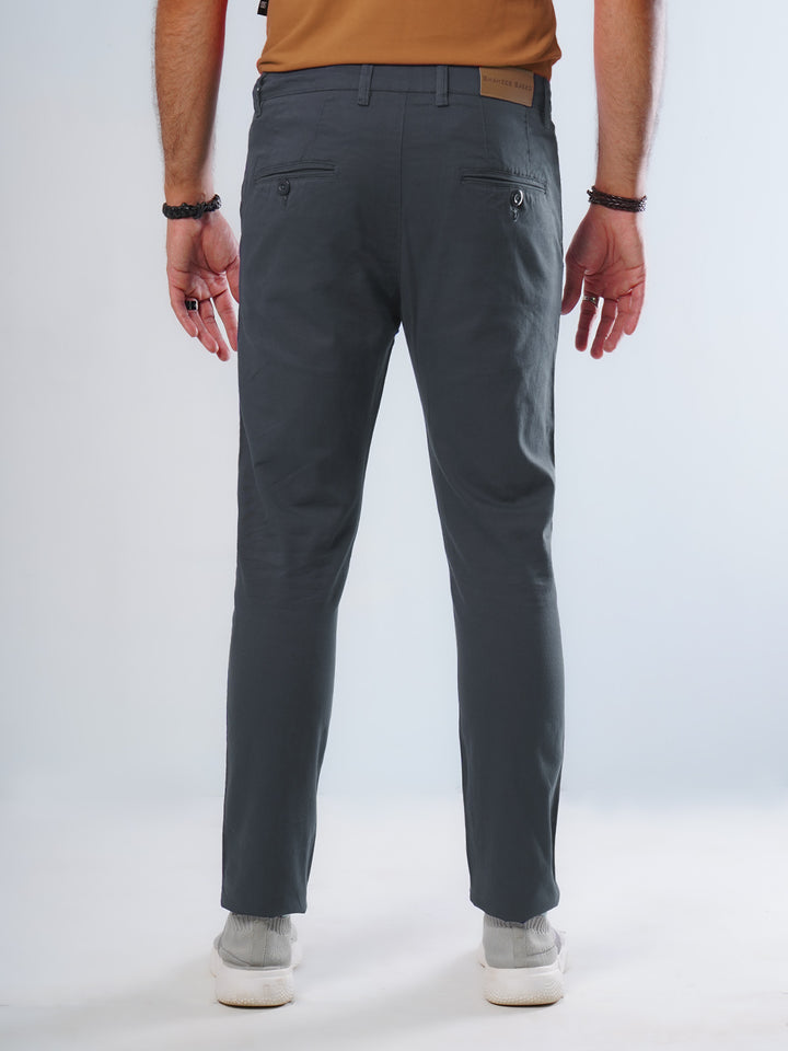 Dark Blue Plain Cotton Chino Pant-28