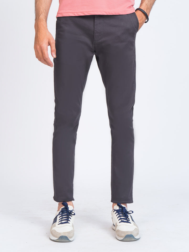 Dark Blue Self Cotton Chino Pant-39