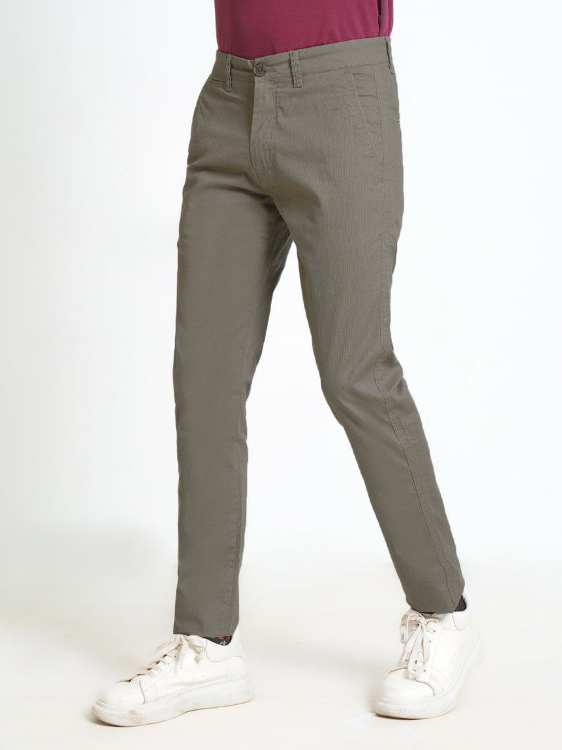 Dim Grey Cotton Chino Pant-31