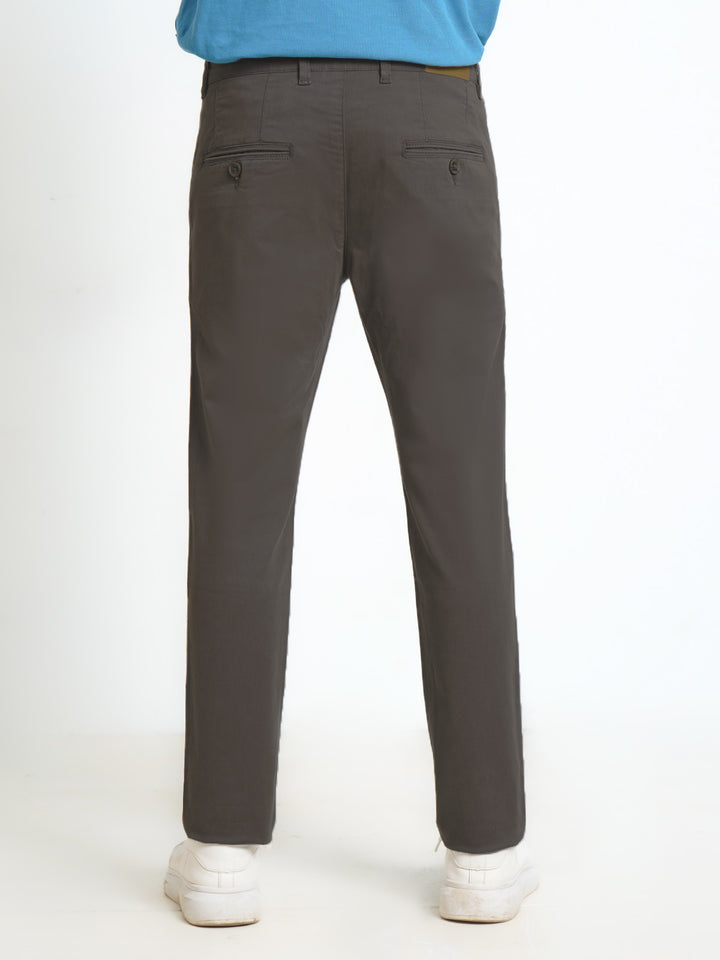 Deep Espresso Plain Cotton Chino Pant-31